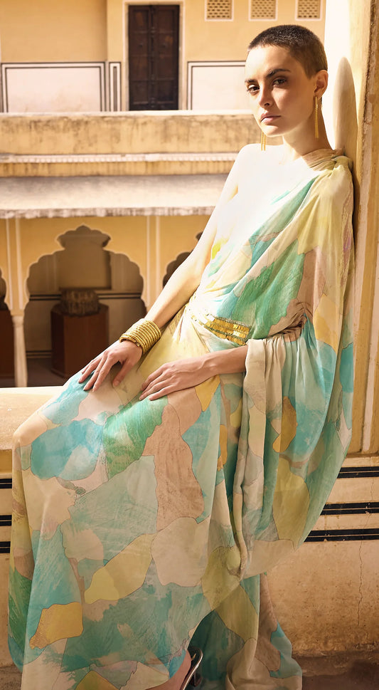 THE ABSTRACT WAVES DRESS